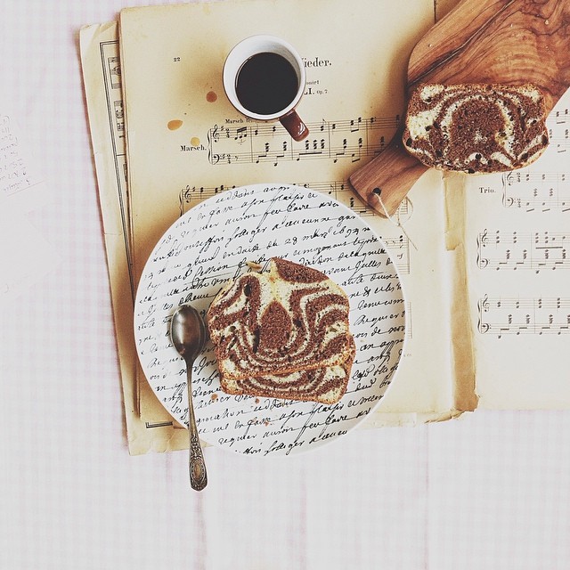 Food photography composition