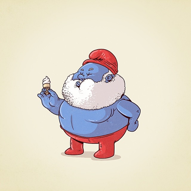 Famous Chunkies colorful character study