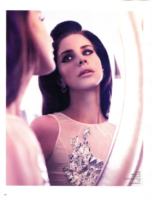 Lana Del Rey Vogue China whimsical portrait