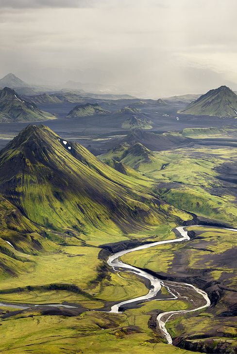 Iceland river and rock