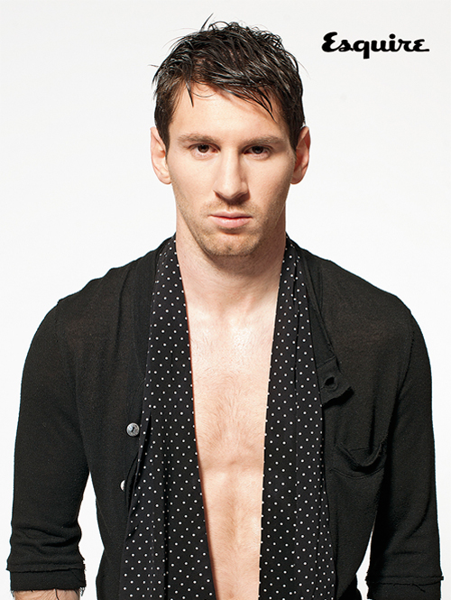 Lionel Messi Esquire UK editorial portrait