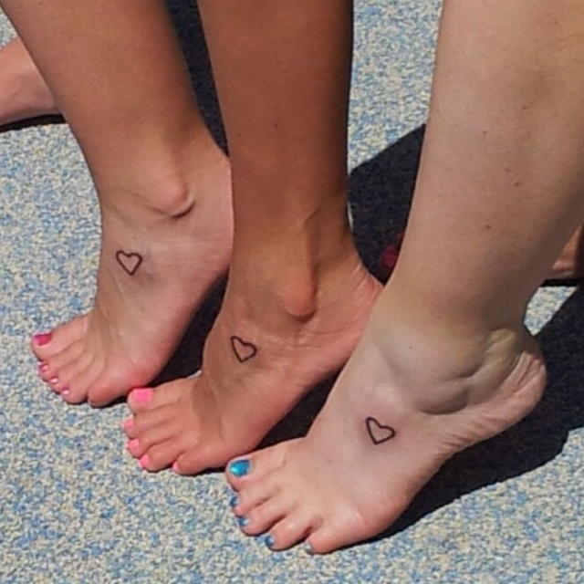 Wrist sister tattoo designs