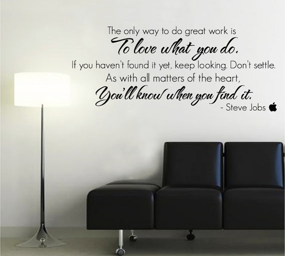 Love quote décor detail