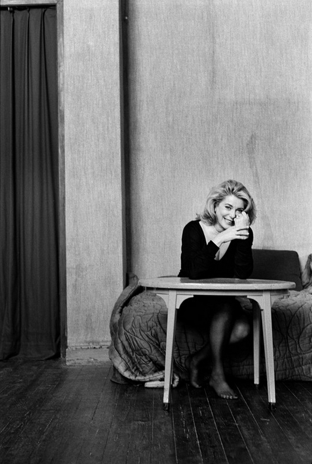 Catherine Deneuve portrait by Kate Barry