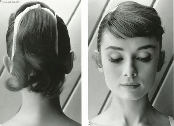Audrey Hepburn mid-century portrait