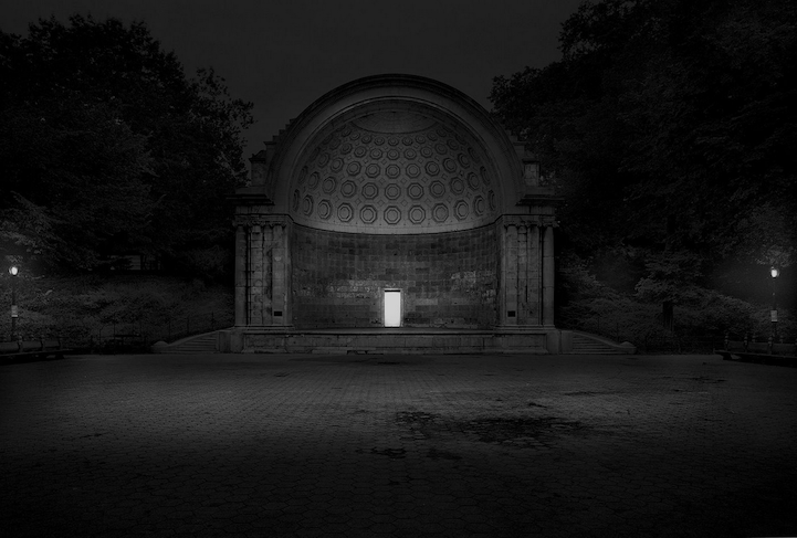 Michael Massaia Central Park night print