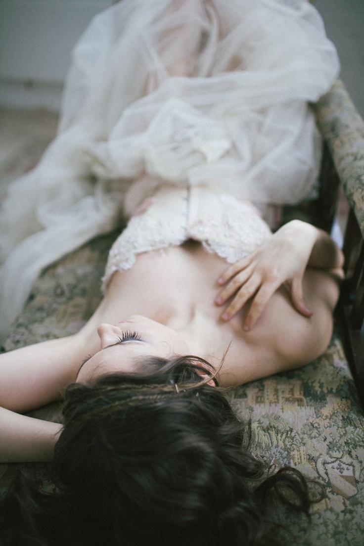 Boudoir portrait in soft light