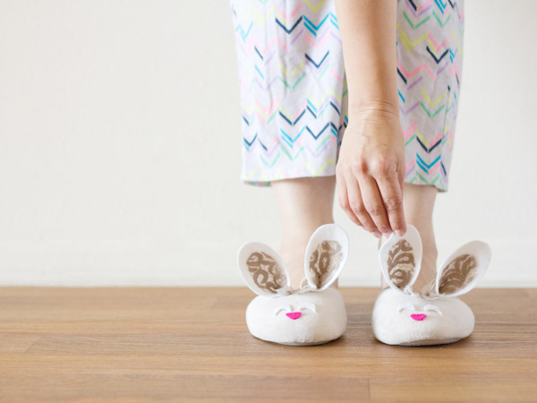 Bunny slippers