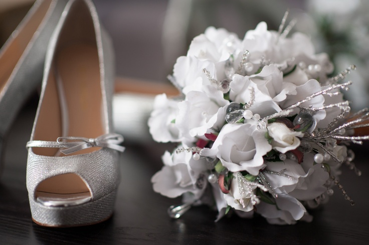 Soft winter bridal flowers