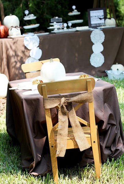 Floral wedding chair inspiration