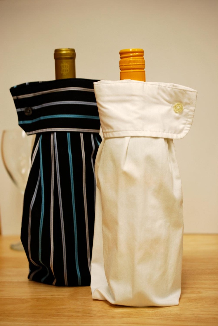 Decoupage wine bottle