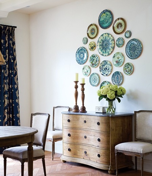 Plate wall with varied diameters