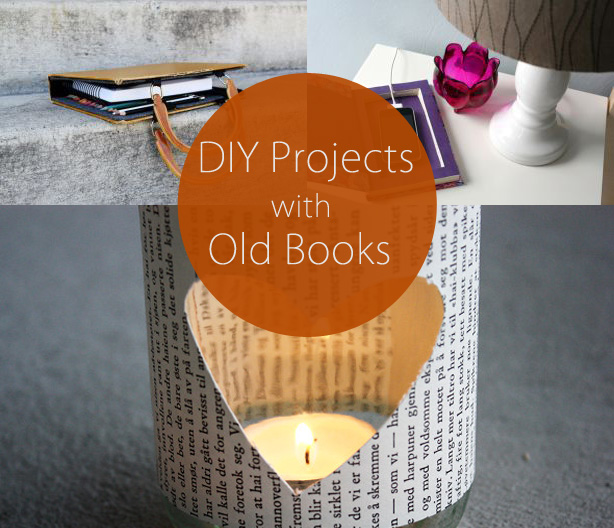diy projects with old books