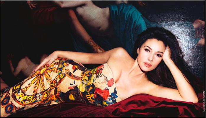 Monica Bellucci Grazia Italia March editorial landscape
