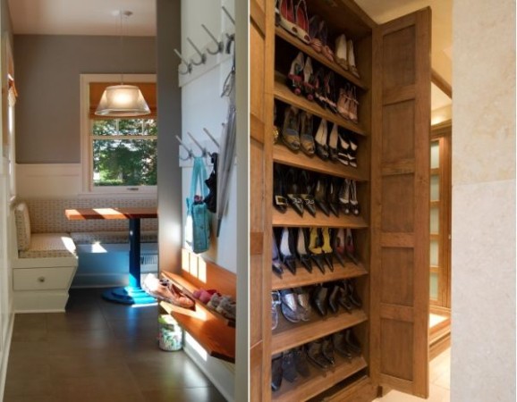 Wall-mounted storage idea