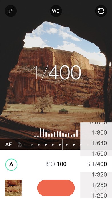 Manual RAW camera app