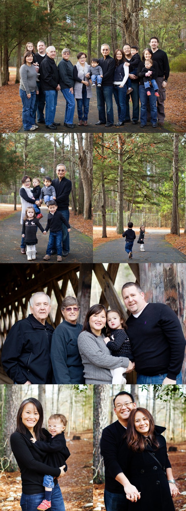 Tall format family portrait