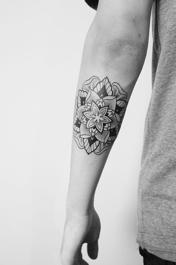 Color accent mandala
