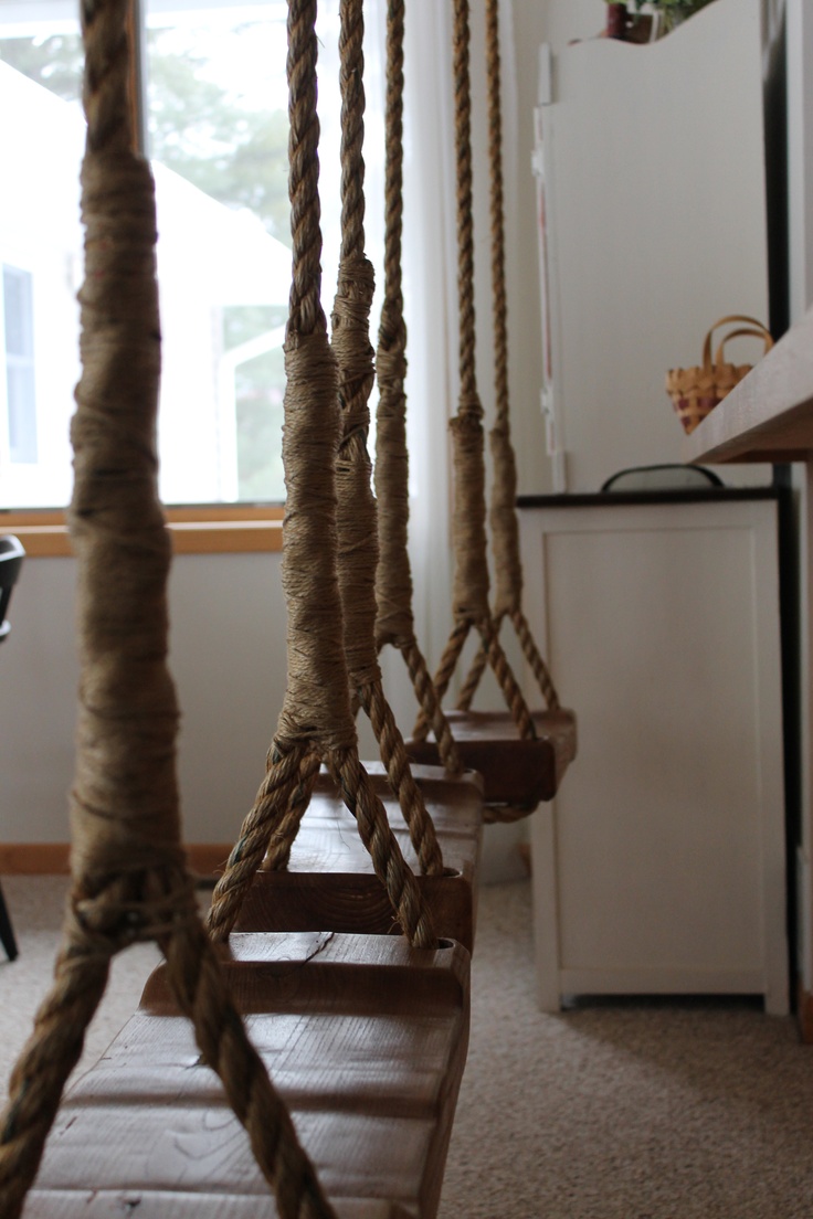 Modern indoor swing seating