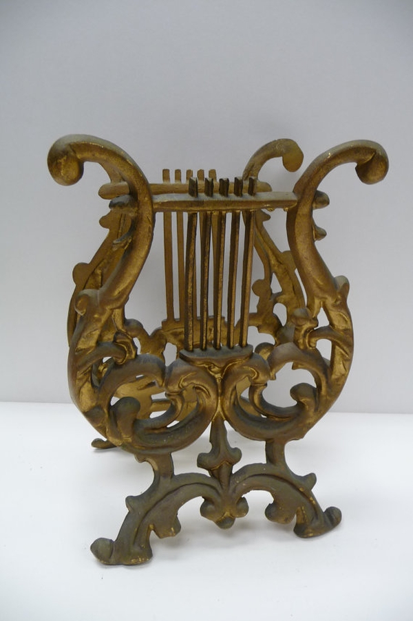 Tall vintage magazine stand