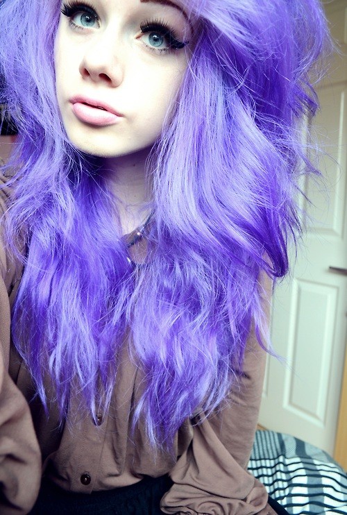 Vivid colorful hair dye inspiration