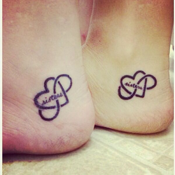 Symbolic sister tattoo