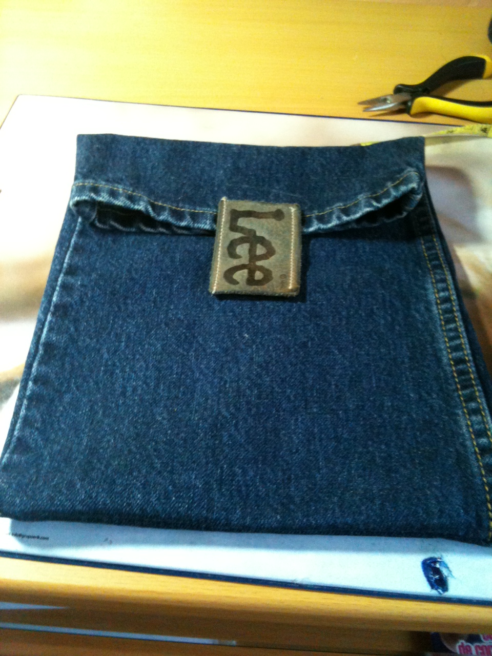 Colorful handmade tablet cover