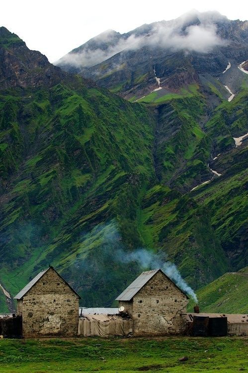 Iceland steam and rock