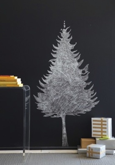 Compact holiday tree styling