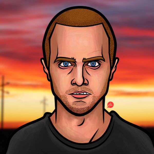 Breaking-Bad-Portrait-Illustrations-Jon-Defreest02 Breaking Bad portrait by Jon Defreest