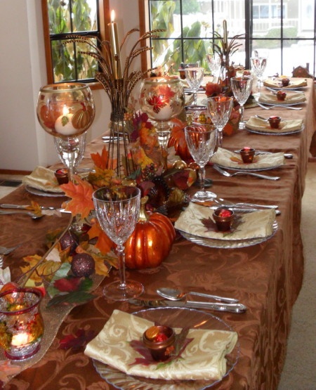 Seasonal table styling ideas