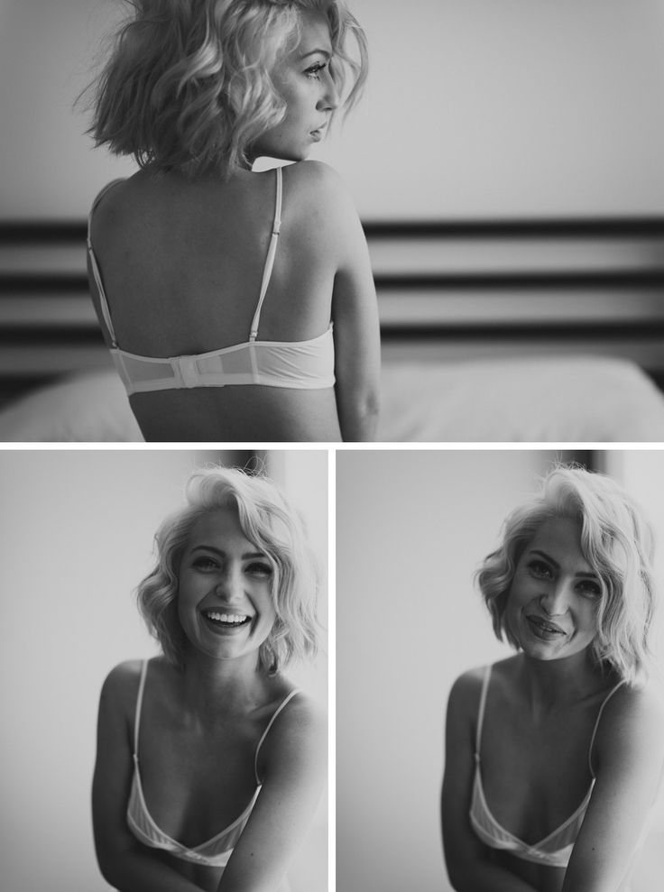 Robed boudoir portrait in monochrome