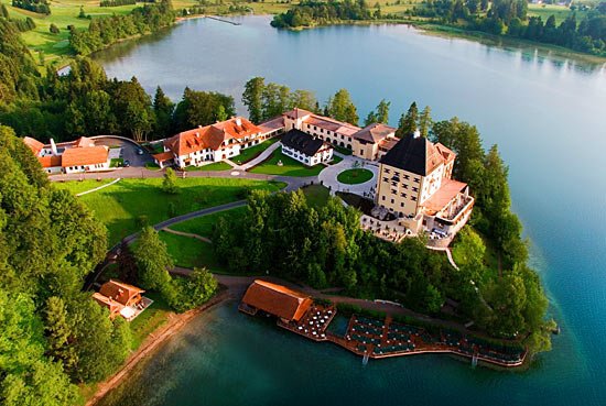The Schloss Fuschl, in Austria