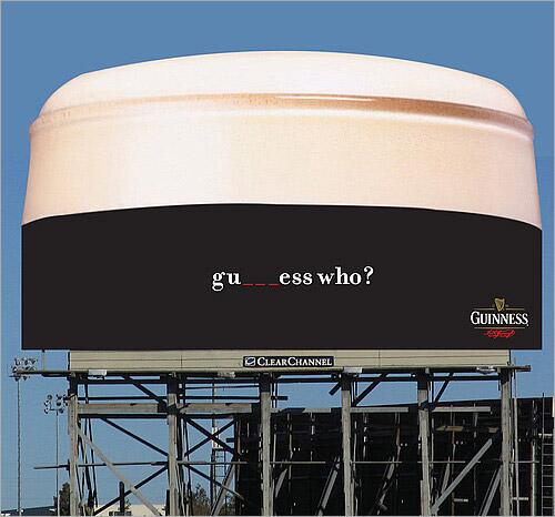 Before-and-after juxtaposition ad