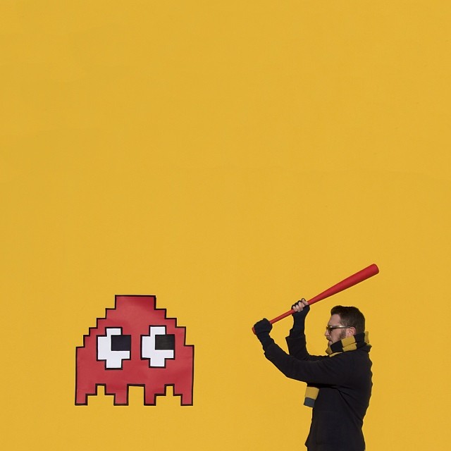 Surreal comic-strip photograph Andrew Zonzini