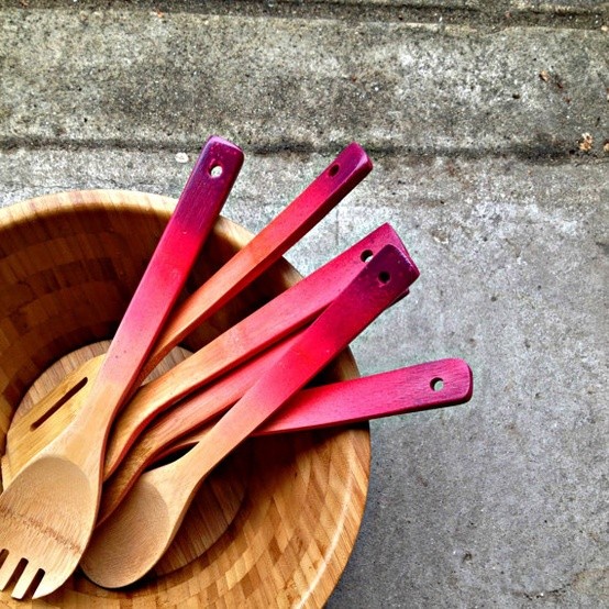 Ombre home styling detail