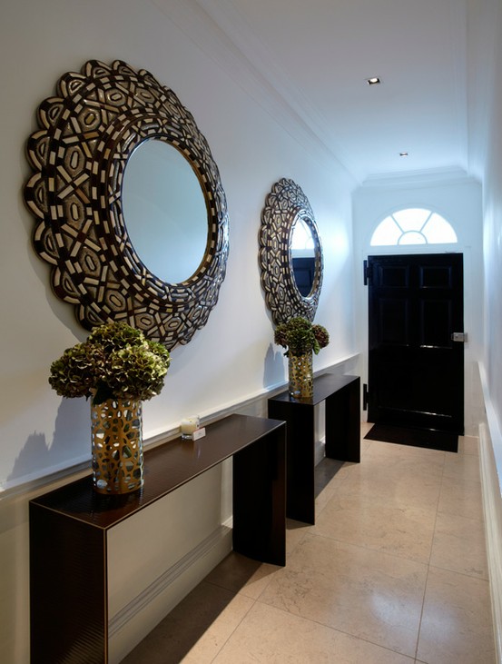 Bright hallway design