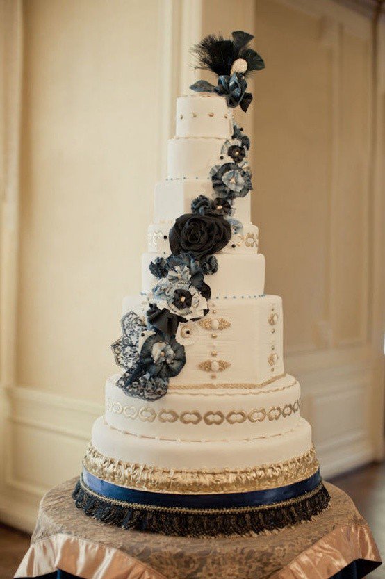 wedding-cakes-09 Sweet modern wedding cake styling