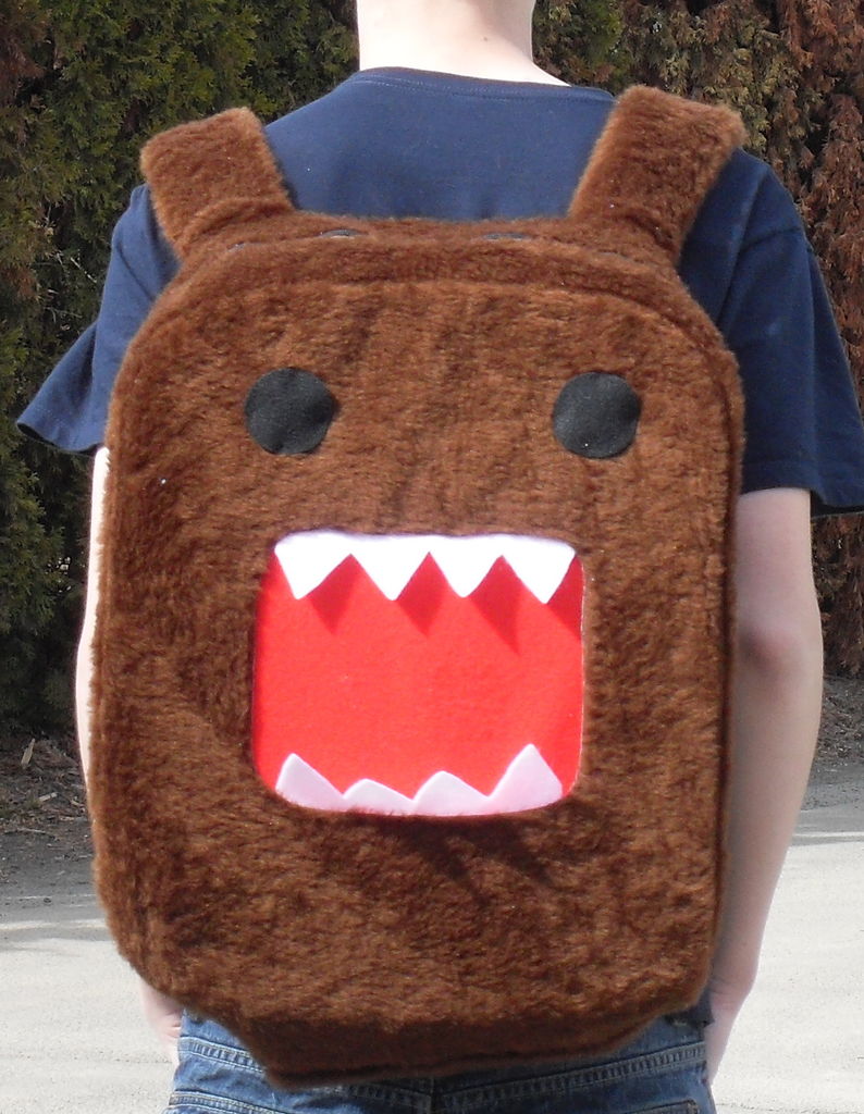 Character-style DIY kids backpack