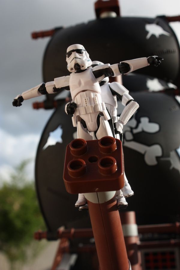 Ordinary-Day-Stormtrooper22 Two stormtroopers recreating the Titanic bow pose on a LEGO pirate ship