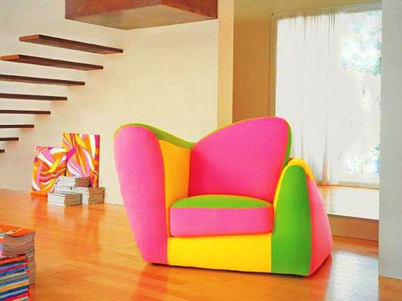 Modern lounge armchair silhouette