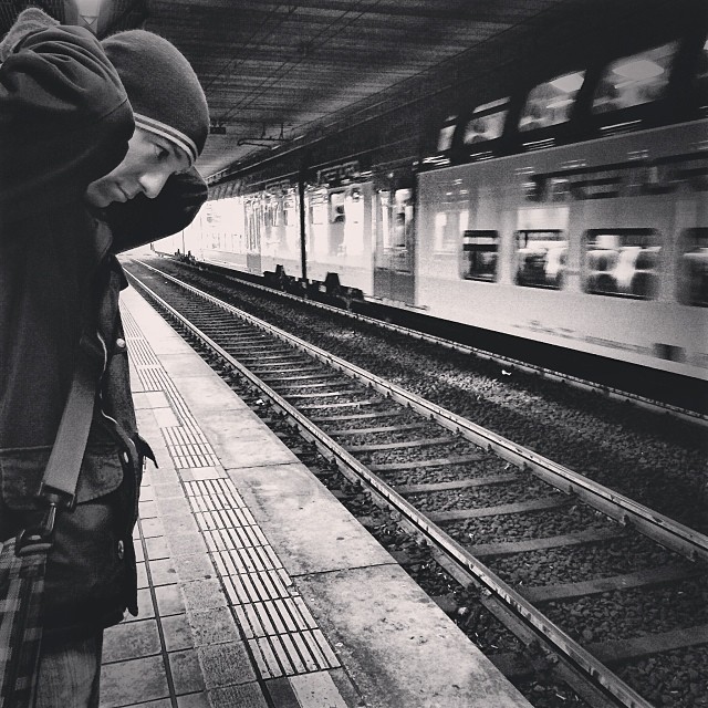 Fabio Giavara black and white station shot
