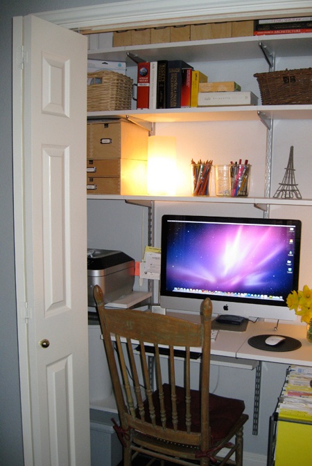 Budget closet office inspiration