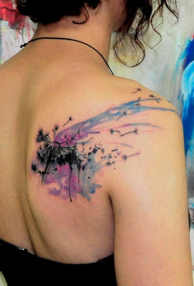 Watercolour tattoo design example