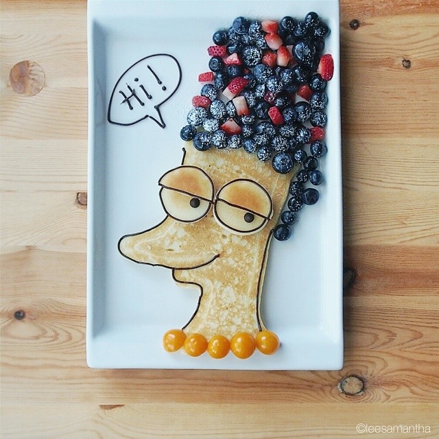 Edible scene by Samantha Lee