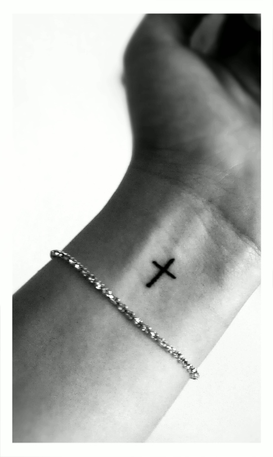 Cross tattoo design example 9