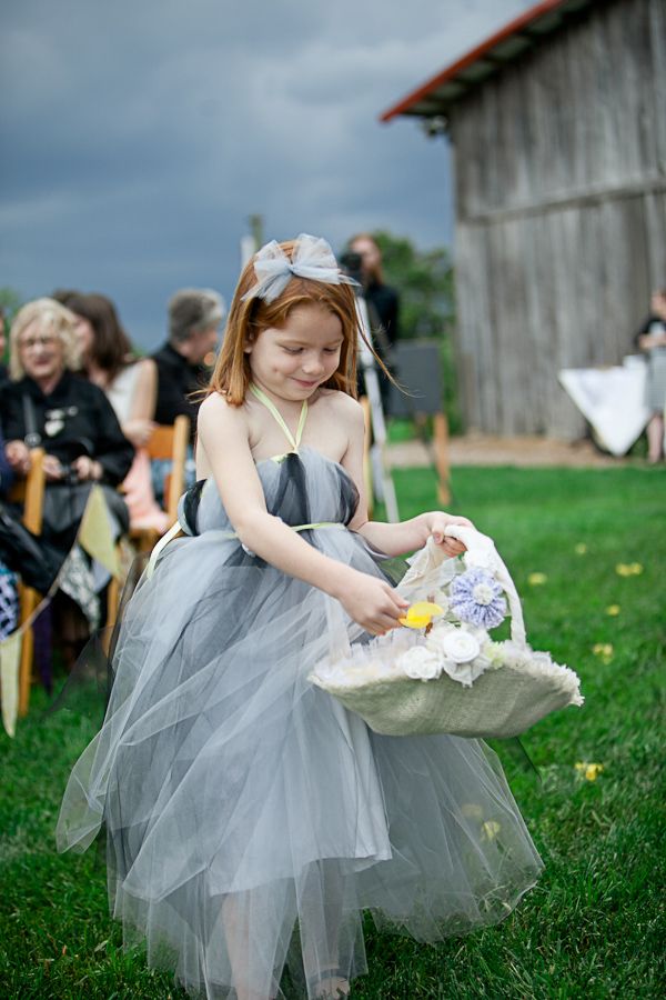 Coordinated kids wedding attire