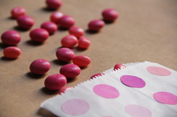 Polka-dot treat bags