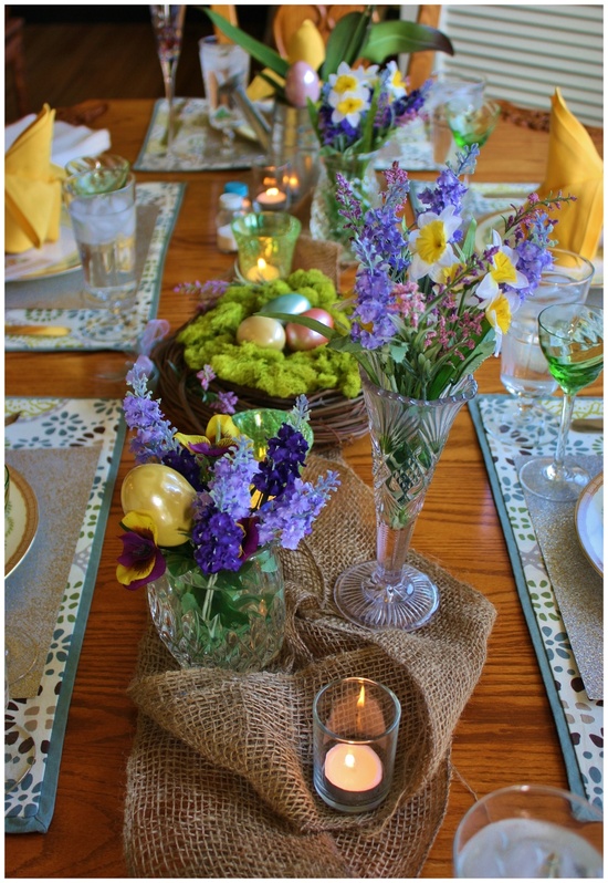 Family-friendly Easter table DIY