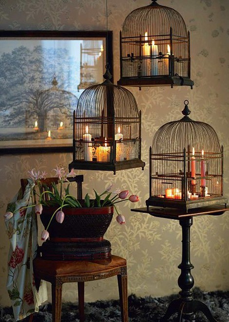 Halloween natural materials decor